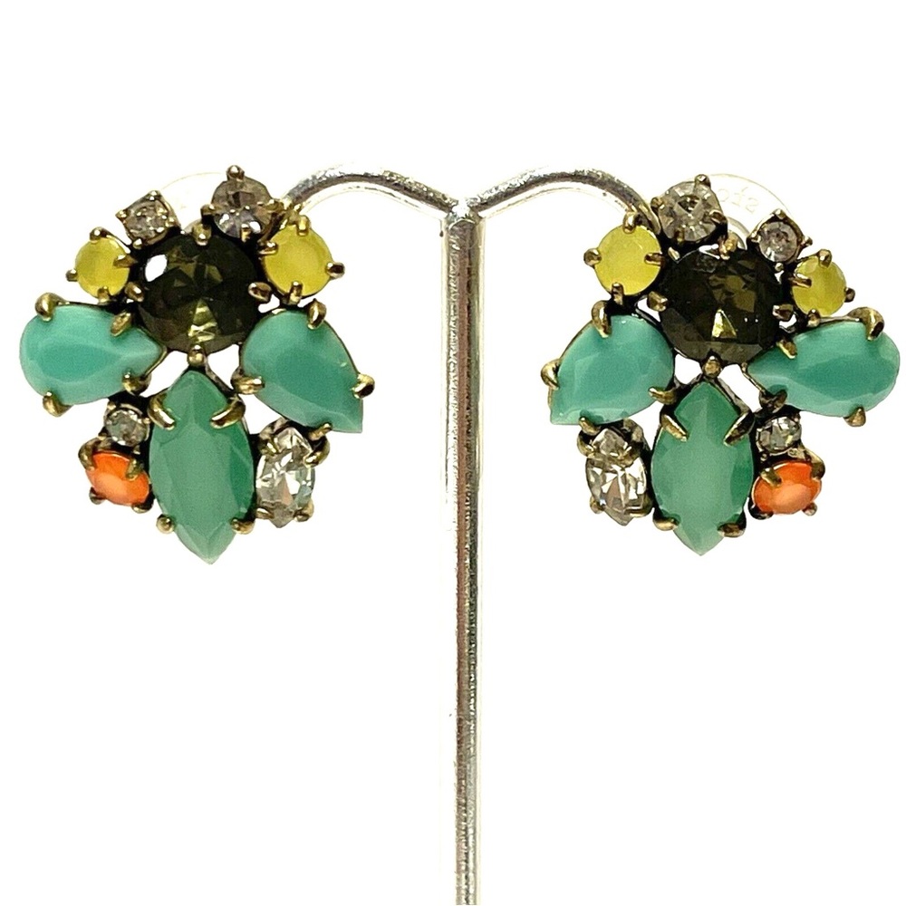Stella and dot stud gemstone earrings